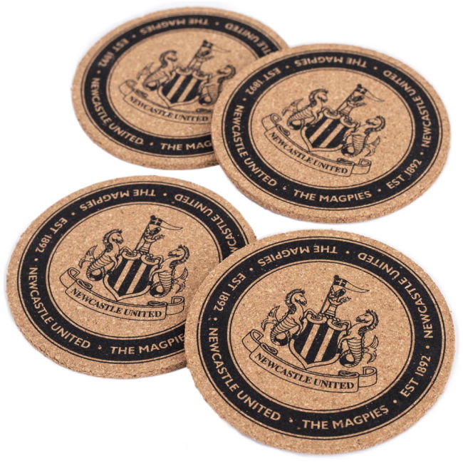 Newcastle United FC 4pk Coaster Set - high quality
