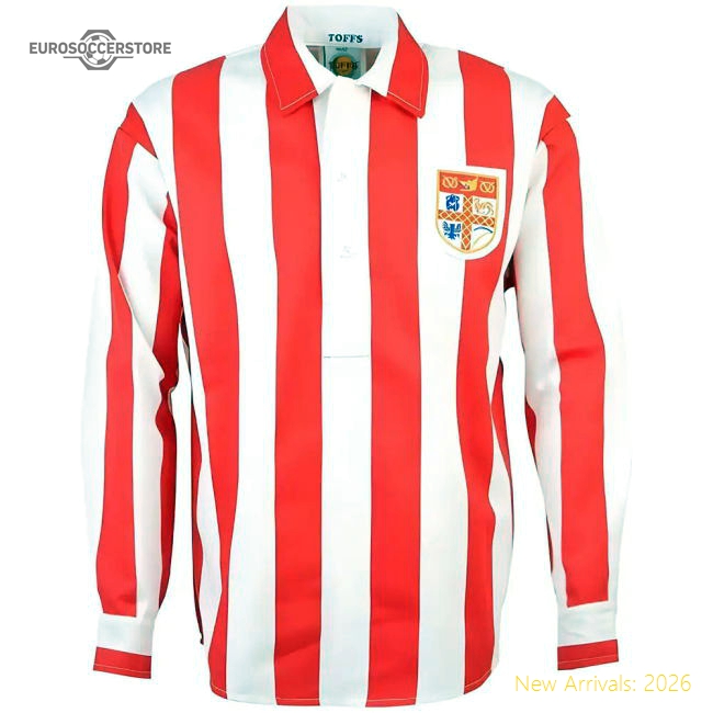 Authentic Stoke City 1940s Retro Football Shirt - Premium Quality