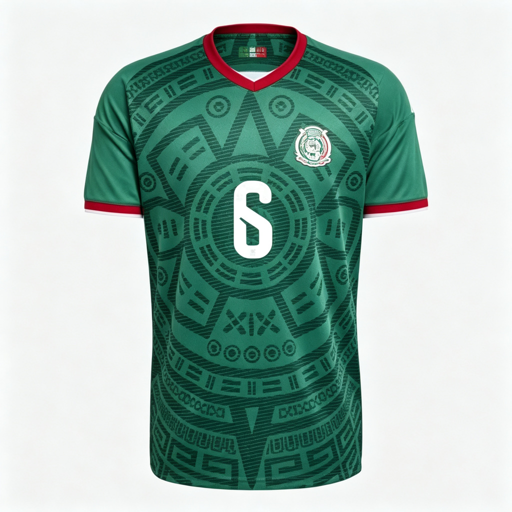 [FSOUK] Mexico Erick Lira #6 2026 World Cup Home Jersey | UniFootball Store