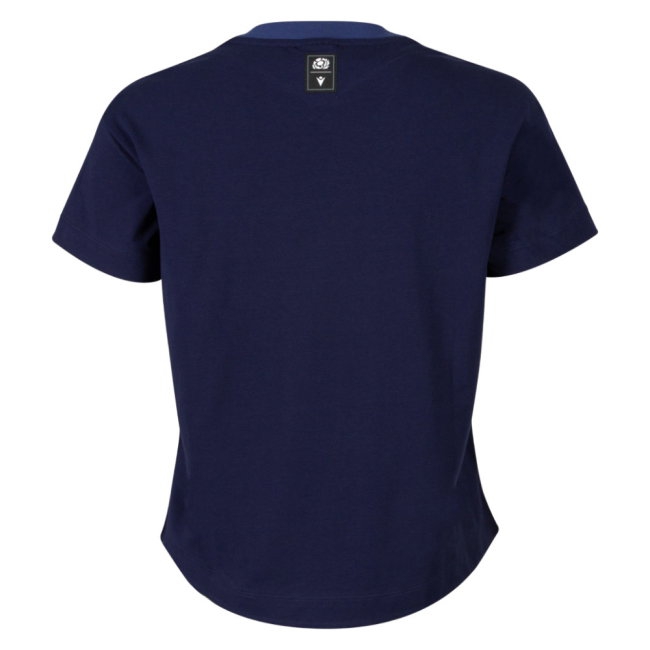2026-2027 Scotland Rugby Ath Cotton T-Shirt (Navy) - Womens