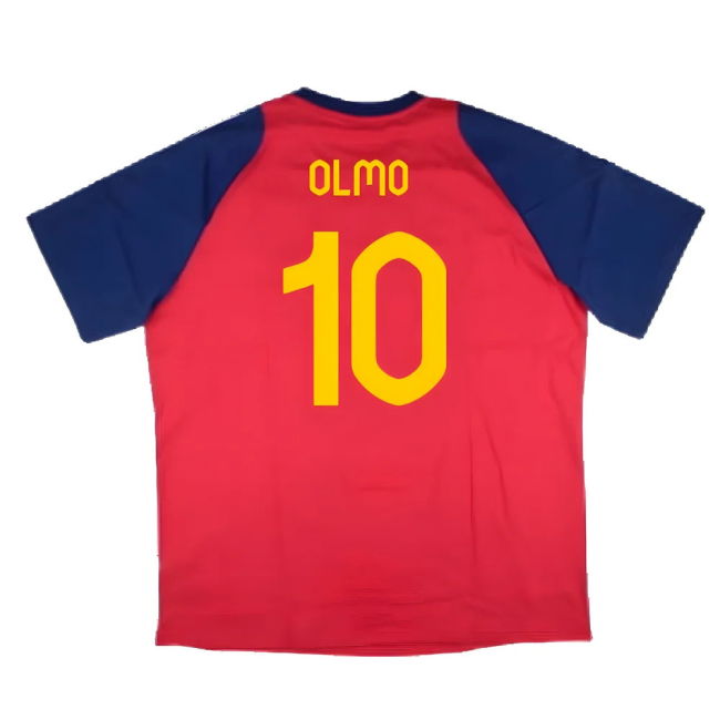 2024-2025 Spain Training Tee (Red) (Olmo 10)