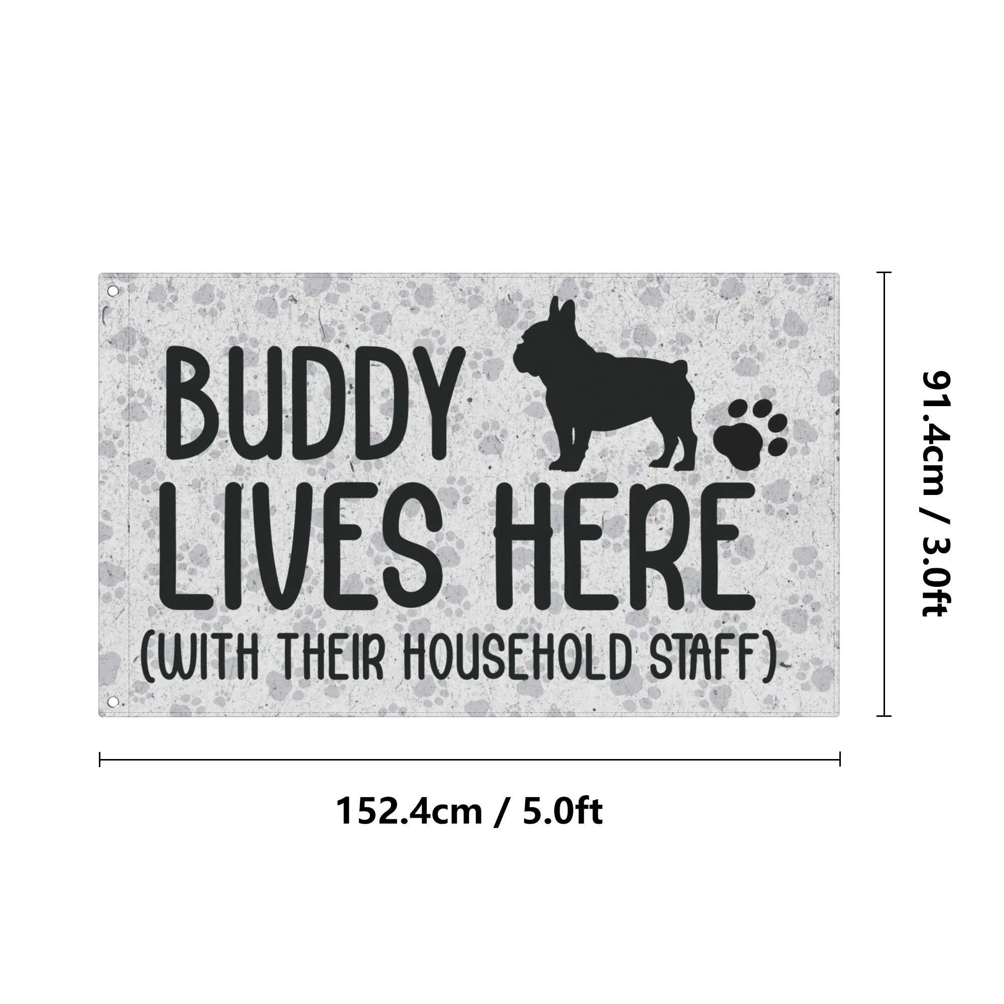 - Frenchie French Bulldog Garden Flag With Frenchie Name Pet Gear