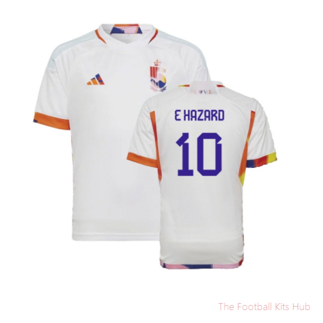 2022-2023 Belgium Away Shirt (Kids) (E HAZARD 10)