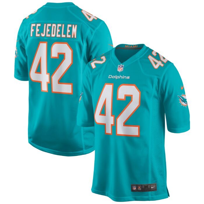 None Men's MIA Dolphins Premium Material Authentic Jersey Football A