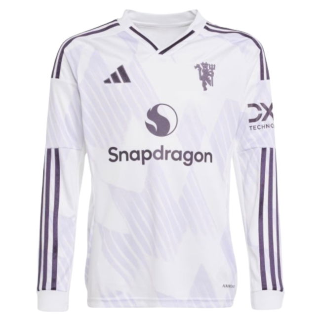 2025-2026 Man Utd Long Sleeve Away Shirt (Kids) (Zirkzee 11)