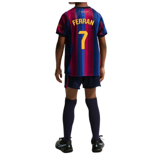 [JED] 2026-2027 Barcelona Home Little Kids Mini Kit (Ferran 7)
