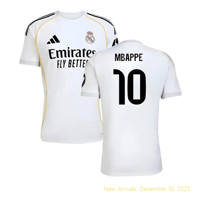 2025-2026 Real Madrid Home - Elite Performance - Spanish Football