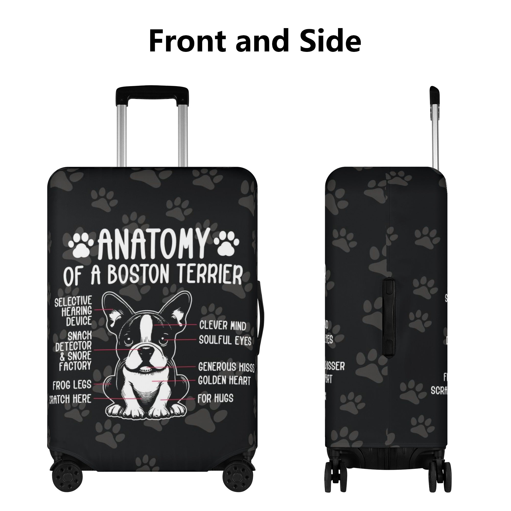 Fashion-Forward Ginger - Luggage Cover For Boston Terrier Lovers for Pet