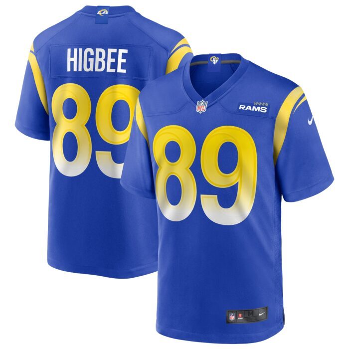 Men's Los Angeles Rams Tyler Higbee Nike Royal Game Player...