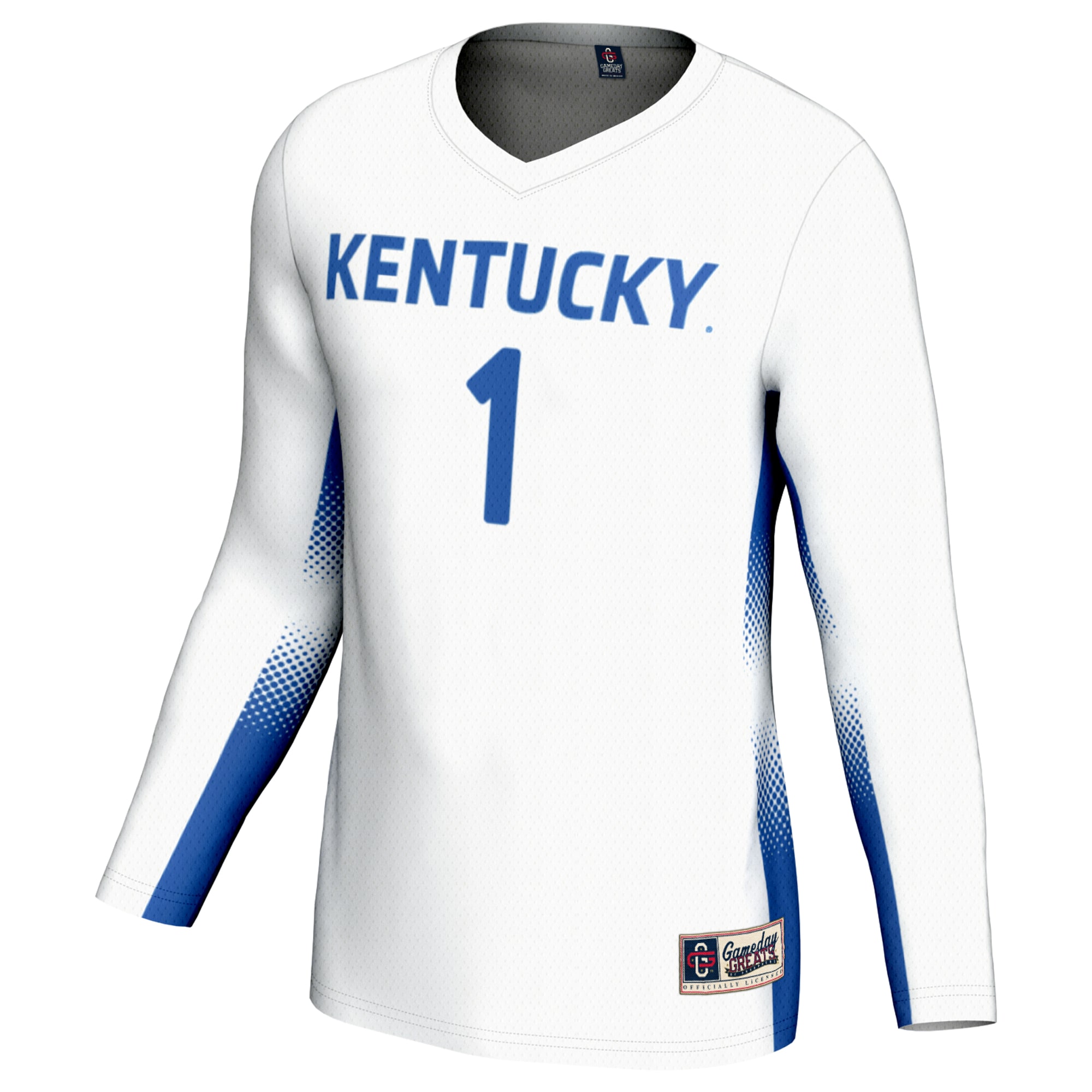 [DDG] Kentucky Wildcats GameDay Greats Unisex Lightweight Volleyball Jersey - White