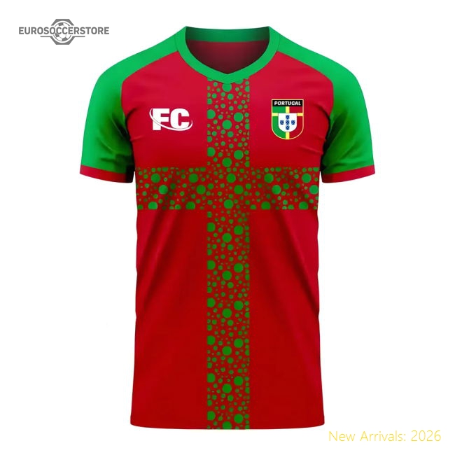 2020-2021 Portugal Home Shirt Home Fan Version Womens 2021 Home Shirt