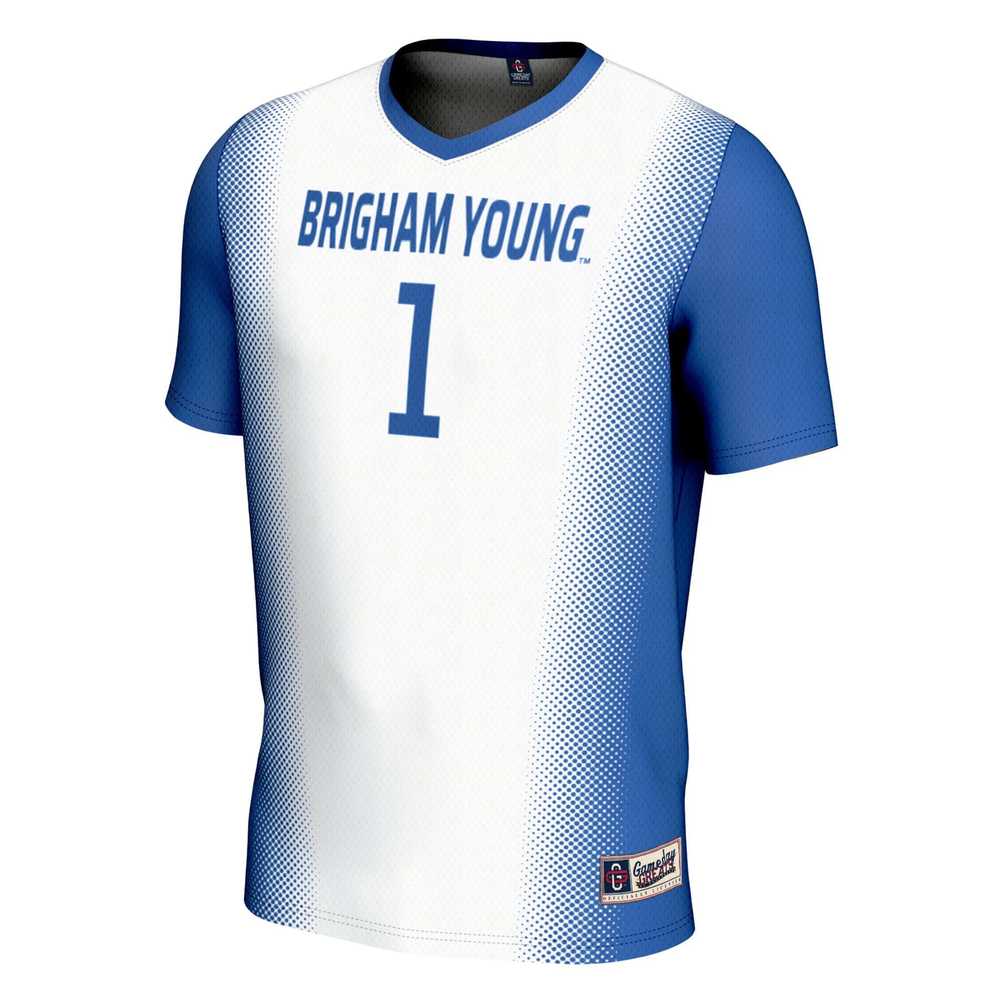 [LK] BYU Cougars GameDay Greats Youth Lightweight Women's Soccer Jersey - White