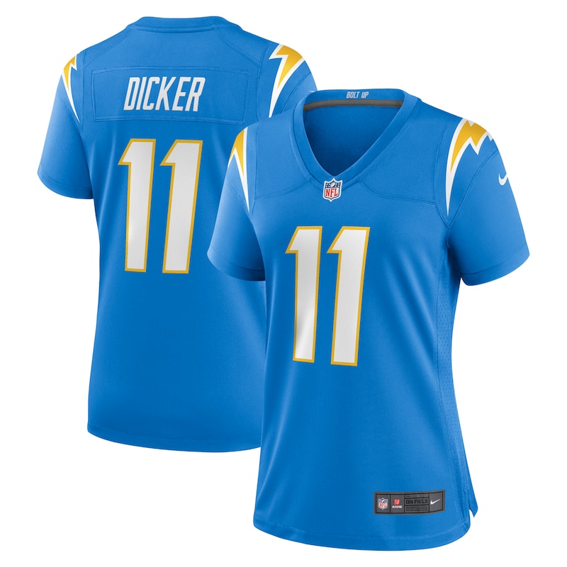 None Cameron Dicker LA Chargers Powerful High-Quality Jersey