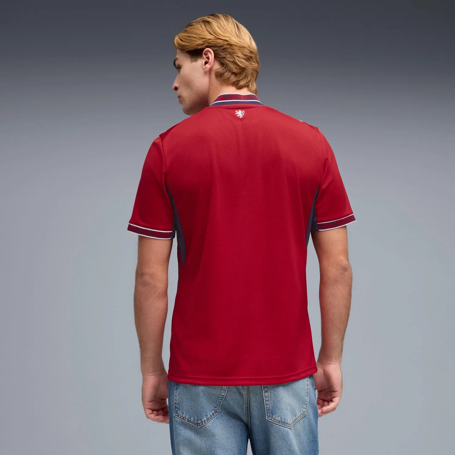 Czechia 2026 Home Jersey - Men's | Regular Fit Re:Fibre Football Shirt with Heritage Double-Tailed Lion Design