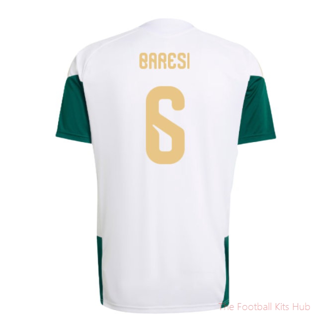 2026-2027 Italy Training Jersey (White) (Baresi 6)