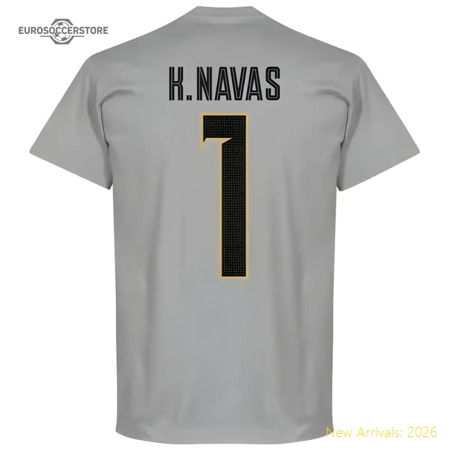 First-class Costa Rica K Navas 1 Team Gk T-shirt - Grey