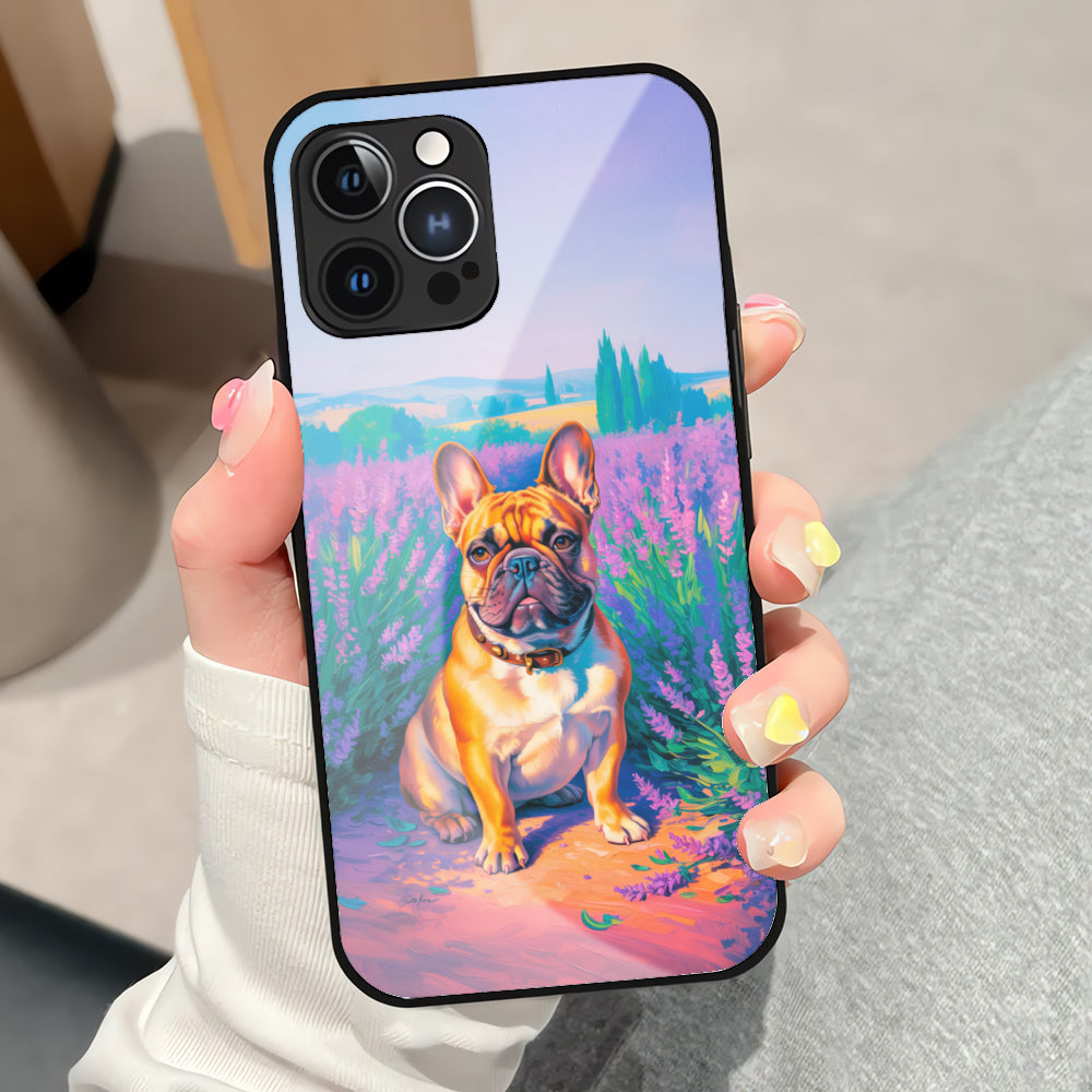 French Bulldog Bruno Iphone & Samsung Glass Case Practical Pet Supply