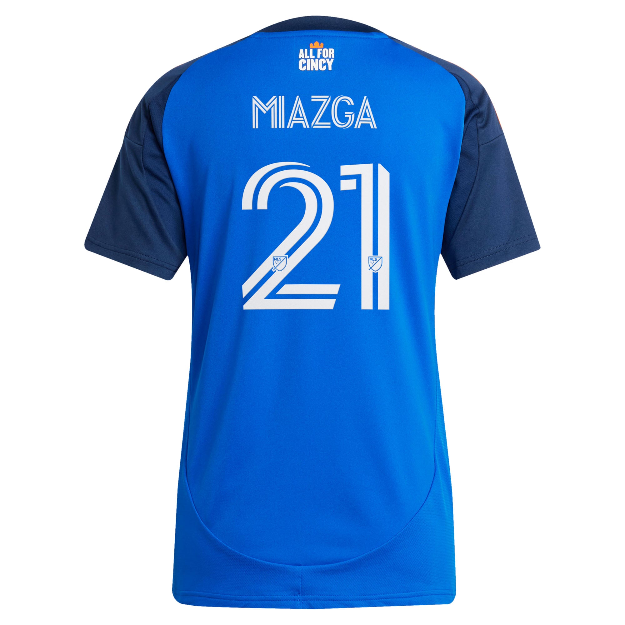 [ESK] Matt Miazga FC Cincinnati Women's 2025 Orange and Blue Legacy Kit Replica Player Jersey - Blue