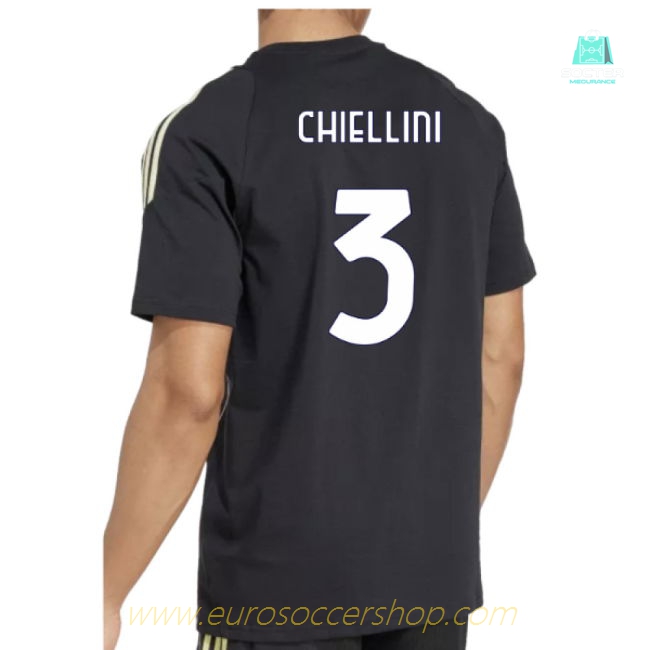 2025-2026 Juventus Training Tee (Black) (Chiellini 3)