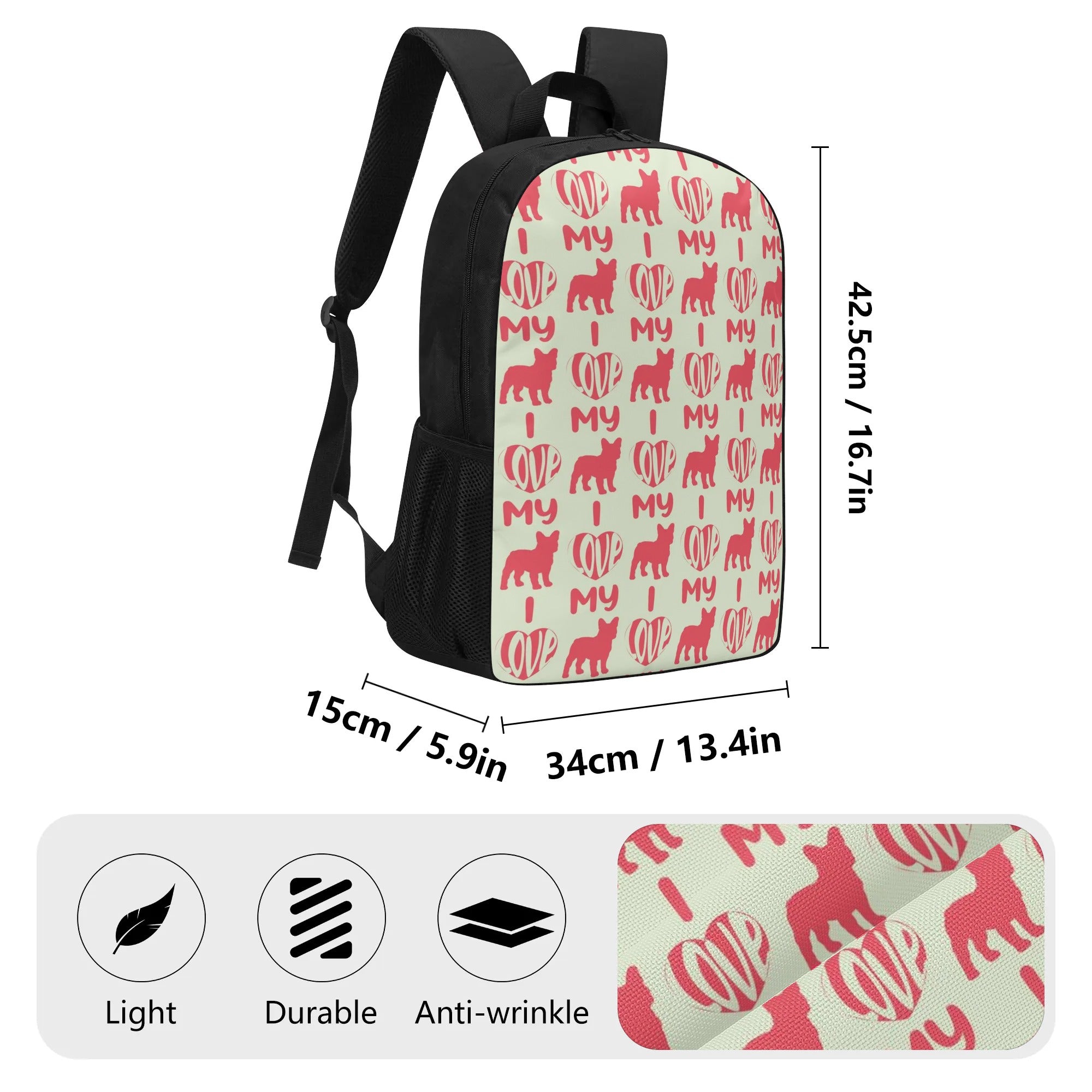 High-Quality Fashion-Forward Winnie - 17 Inch Backpack for Dog Owners