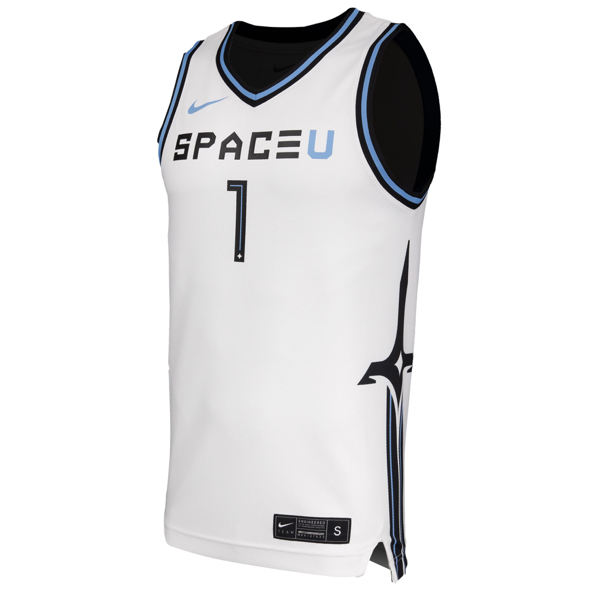 [DDG] UCF Knights Space Game Replica Basketball Jersey - White