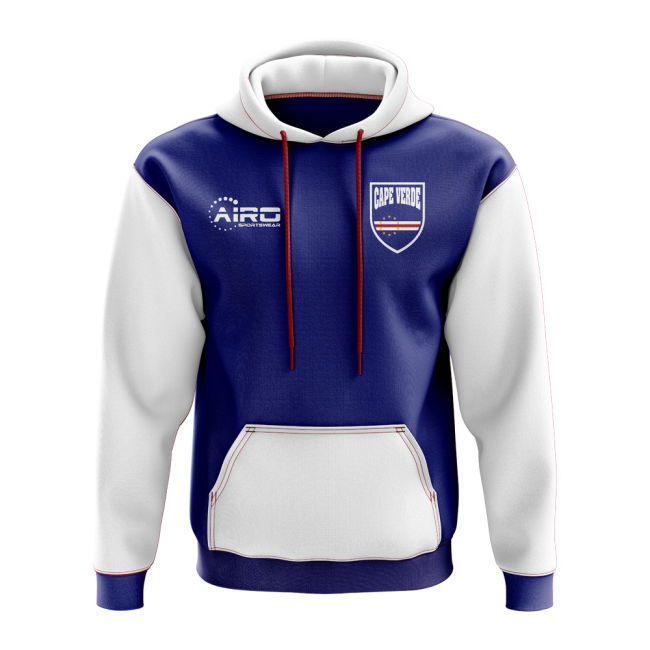 Pro-Grade Match-Ready Cape Verde Concept Country Football Hoody (Blue)
