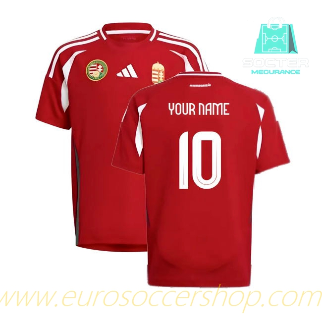 2024-2025 Season Hungary Home Football Shirt Junior