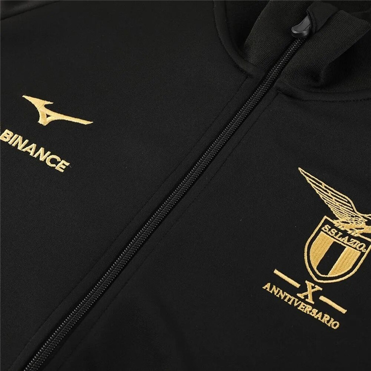 Lazio 2324 Black Half Zipper Tracksuit - Official Replica 21460