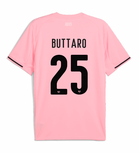 Palermo's 25-26 Season Home Jersey Featuring BUTTARO 25