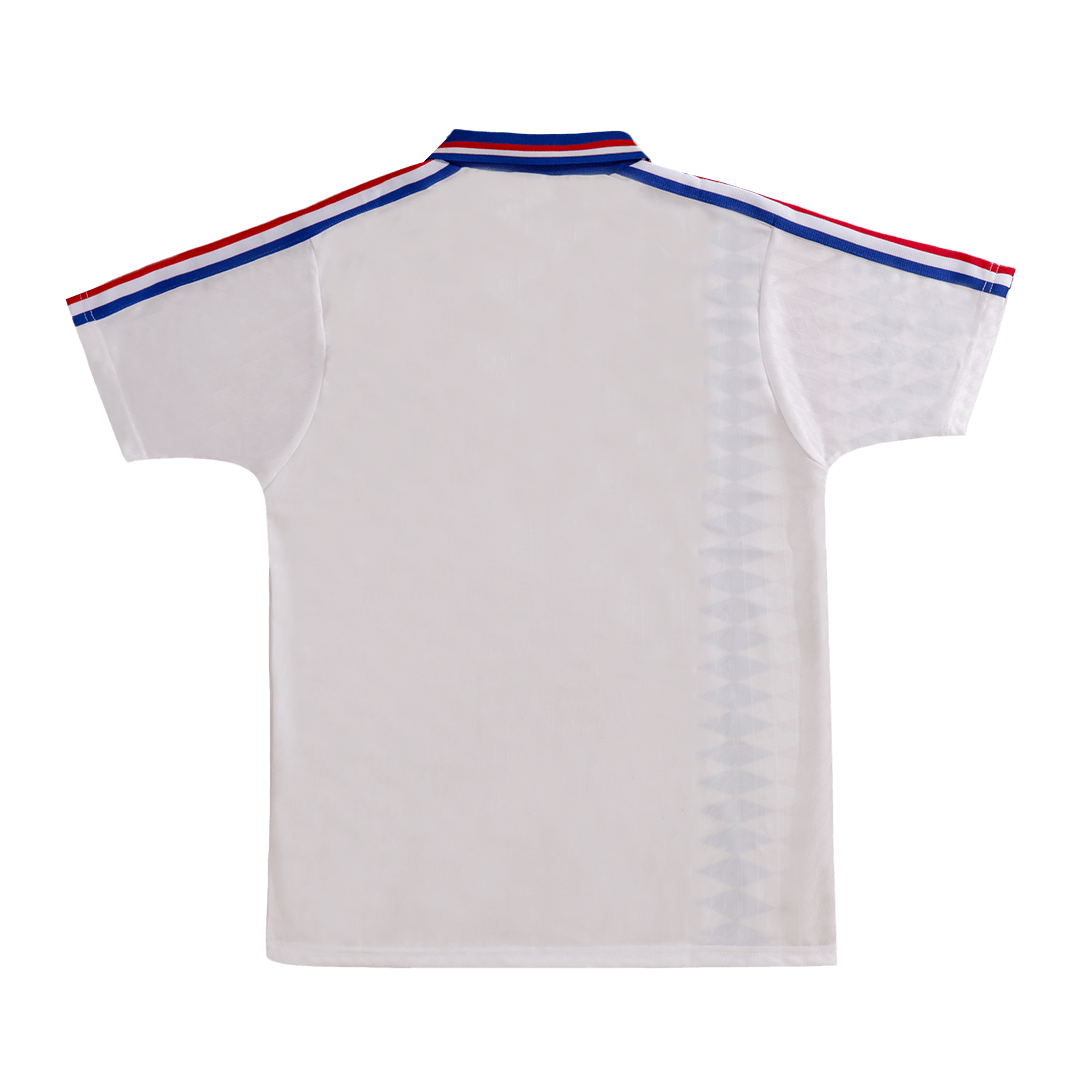 Retro 1994 France Away  Soccer Jersey Authentic Kit