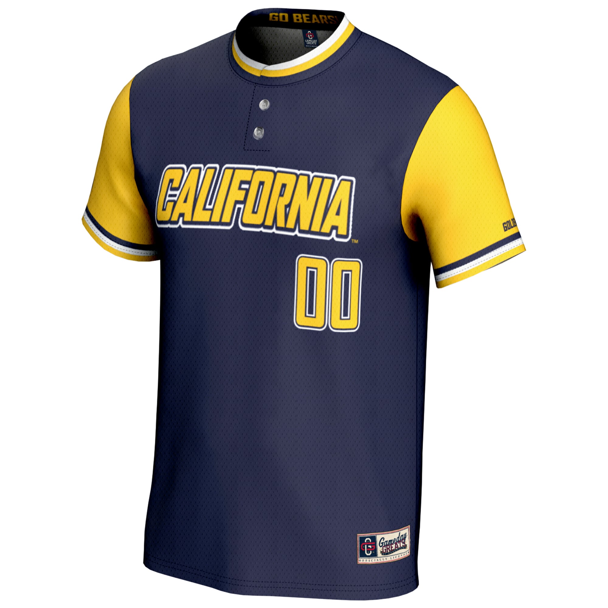 Cal Bears GameDay Greats Youth NIL Pick-A-Player Lightweight Softball Jersey - Navy