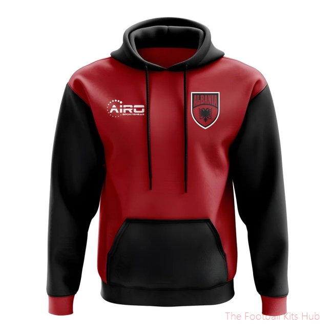 Albania Concept Country Football Hoody (Red)