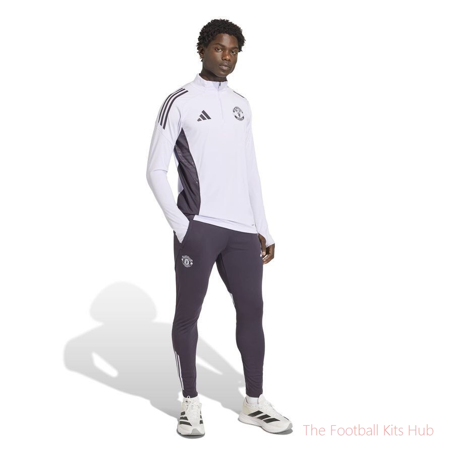 Manchester United Training Trousers Tiro 25 - Aurora Black/Purple Tint