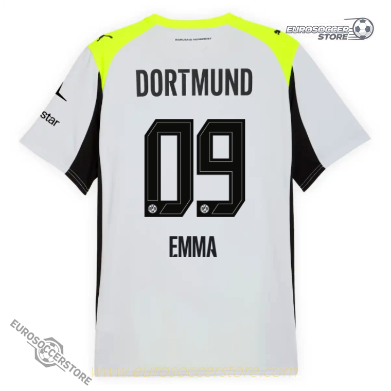 Borussia Dortmund's 25-26 Away EMMA 09 Version Football Jersey
