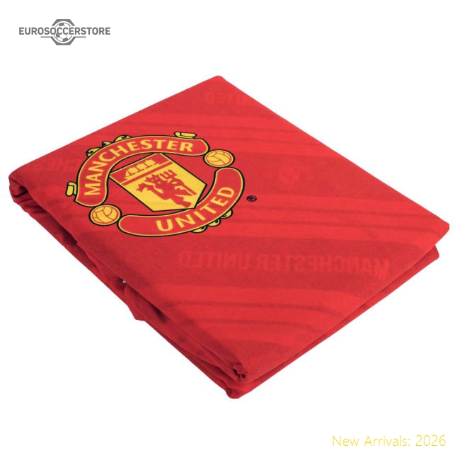 Premium Manchester United Fc Core Stripe Single Duvet Set