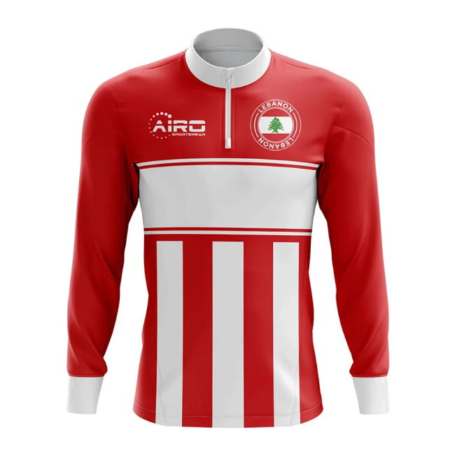 Tournament-Edition Lebanon Concept Football Half Zip Midlayer Top