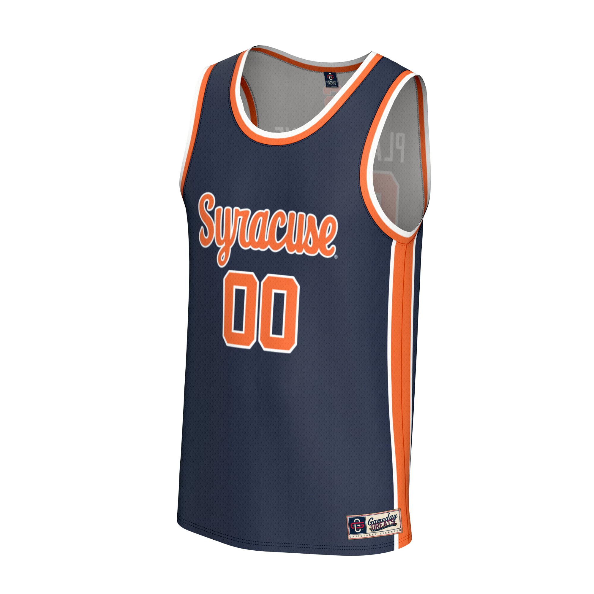 Syracuse Orange GameDay Greats Unisex NIL Pick-A-Player Men's Basketball Lightweight Jersey - Navy