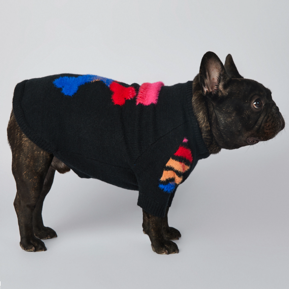 French Bulldog Frenchup™ Frenchie Woof Winter Sweater V3 Warm Dog Outfit