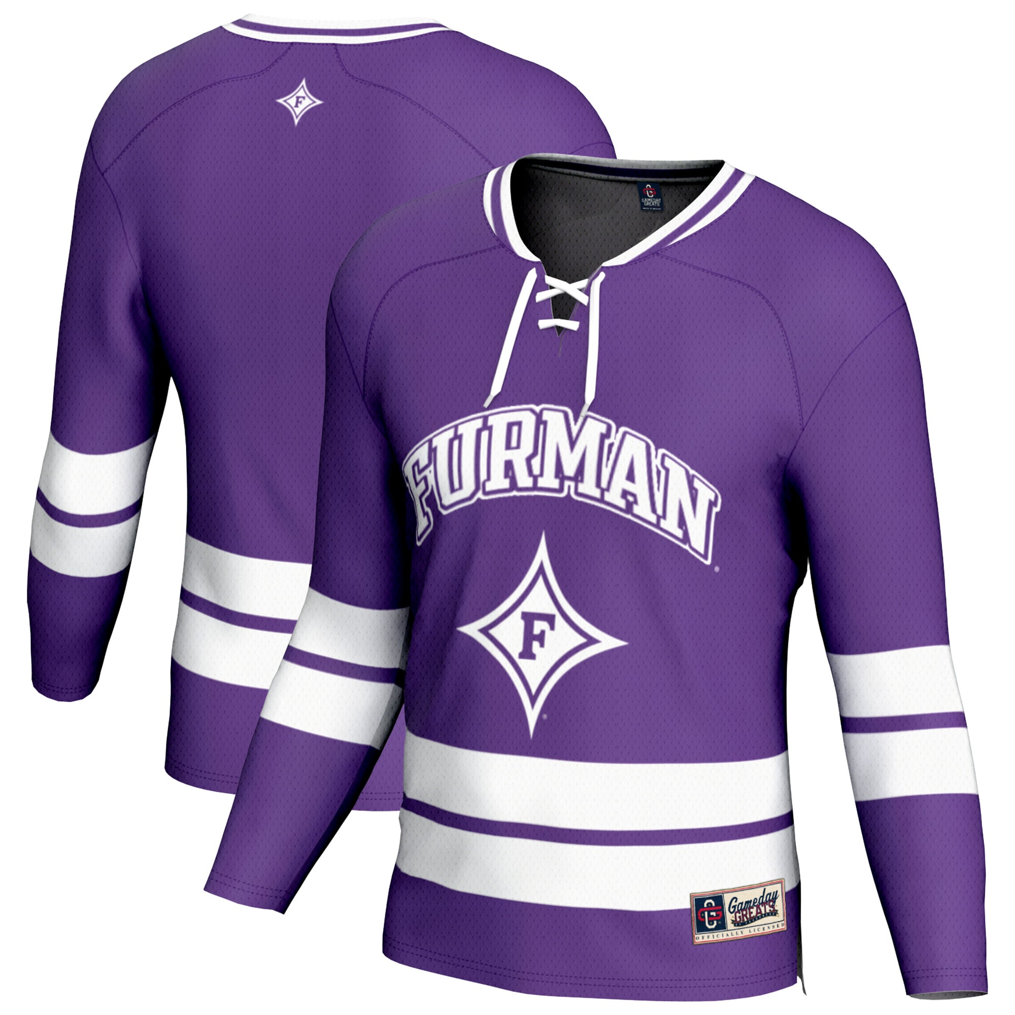 [NJP] Furman Paladins GameDay Greats Youth Spirit Hockey Jersey - Purple