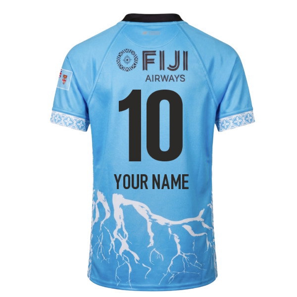 [JED] 2026-2027 Fiji Rugby Away Shirt - Kids (Your Name)