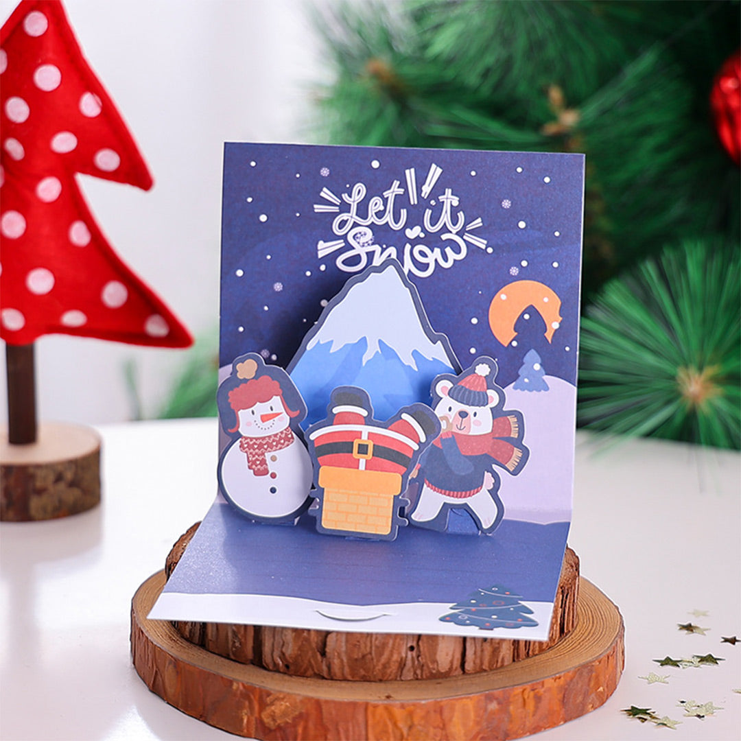 1 Pcs Random Style Personalized Christmas Greeting Card Authentic Kit