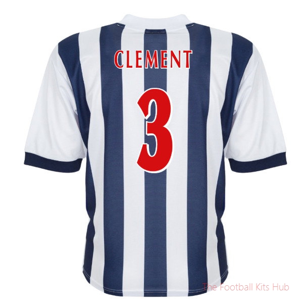 Team Football West Brom Home 2002-2003 Jersey (Clement 3)