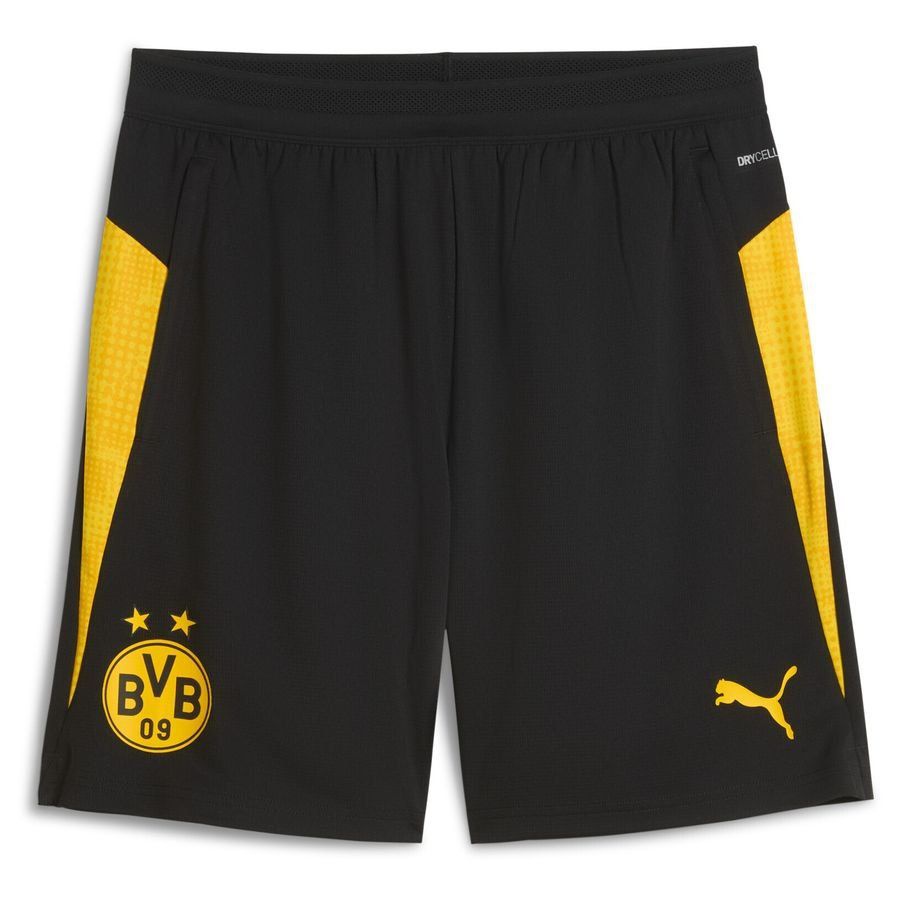 Dortmund Training Shorts - PUMA Black/Faster Yellow