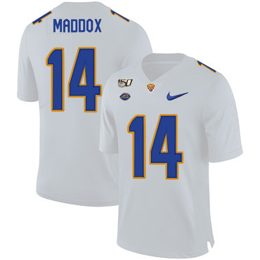 Men's None White 2024 game jersey Avonte Maddox #14 stitched Jersey