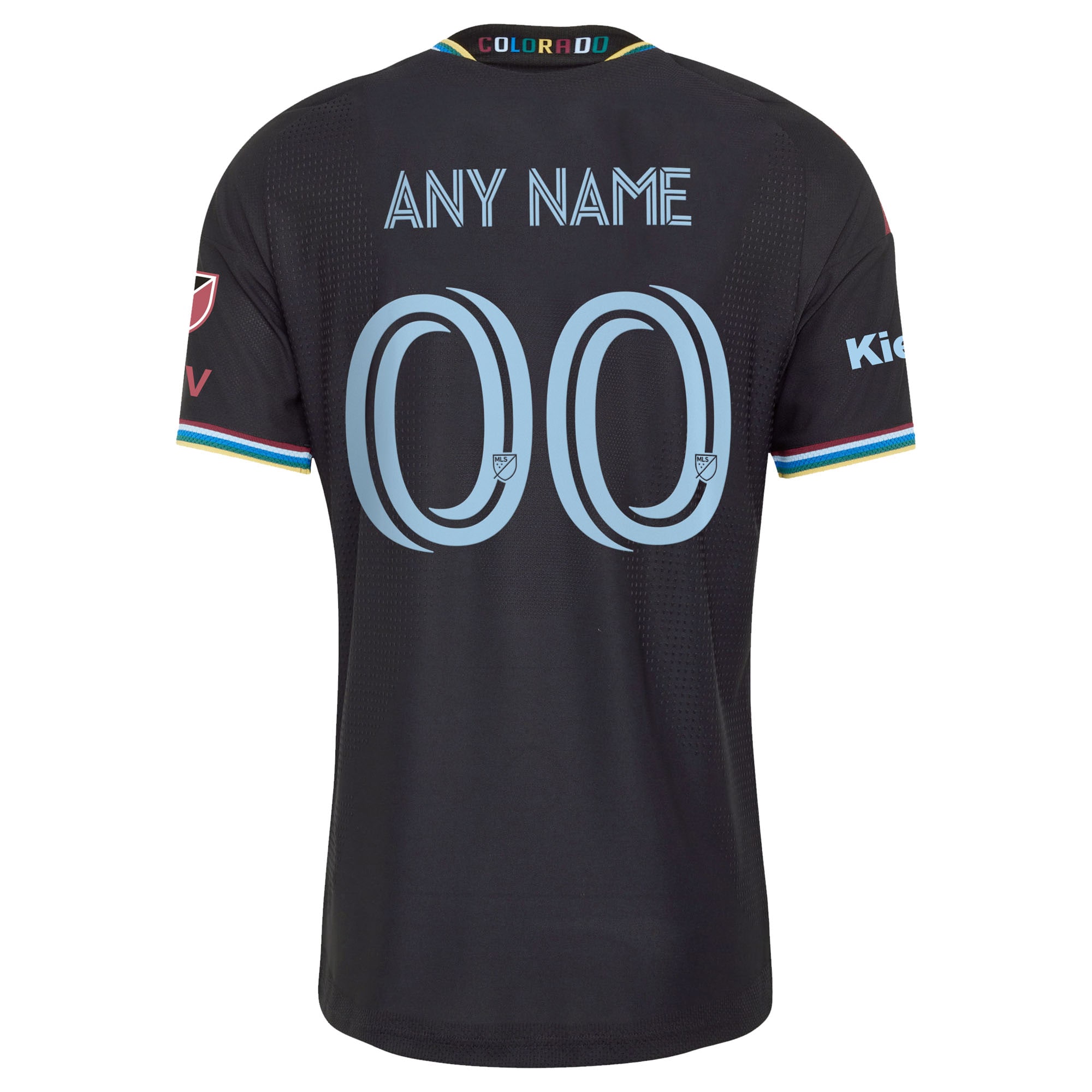 [ESK] Colorado Rapids 2026 Colorful Colorado On-Field Authentic Patch Custom Jersey - Black