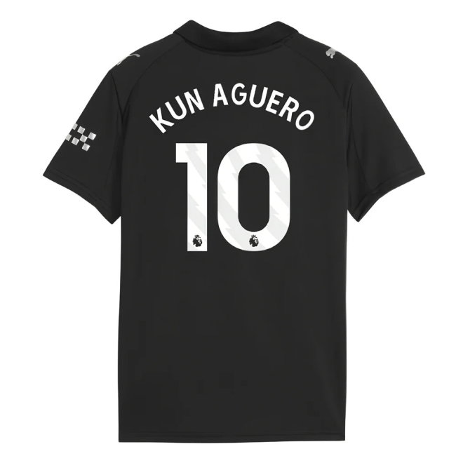2025-2026 Man City Away Mini Kit (Kun Aguero 10)