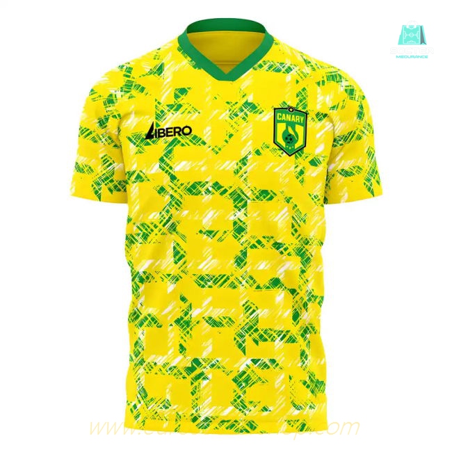 Norwich 1990s Home Concept Football Kit (Libero) (Your Name)