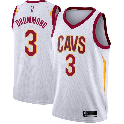 White Nike C. Cavaliers #3 NBA Jersey NBA Fan Apparel Premium Quality