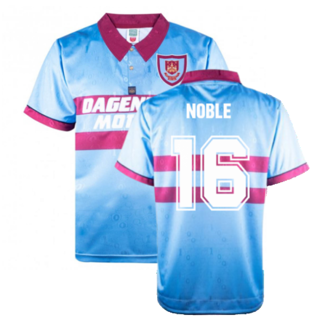 1995-1996 West Ham Away Retro Shirt (NOBLE 16) | Professional