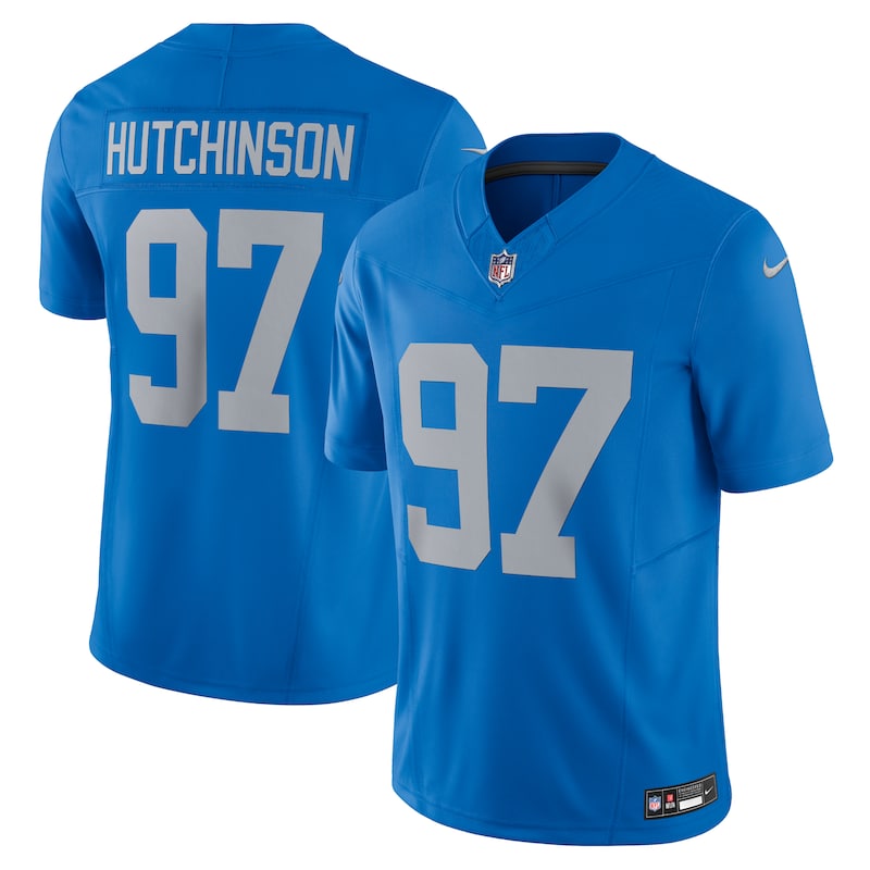 None Aidan Hutchinson Detroit Lions Football Franchise Game-Day Ess...